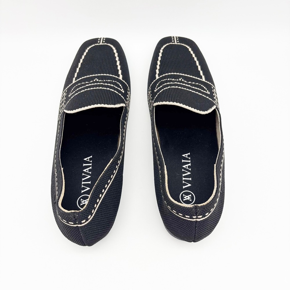 NWB Vivaia Sierra Slip On Washable Loafers in Black Size 40 - Picture 11 of 16